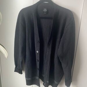 Slytherin Dark Gray Cardigan Sweater